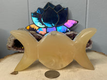 Load image into Gallery viewer, Honey Calcite Triple Moon Bowls
