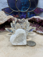 Load image into Gallery viewer, White Druzy Agate Hearts
