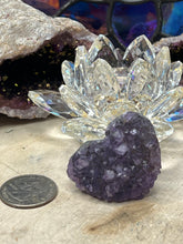Load image into Gallery viewer, Small Amethyst Geode Hearts
