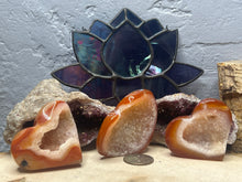 Load image into Gallery viewer, Carnelian Druzy Hearts
