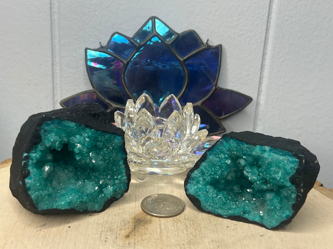 Aura Quartz Geodes