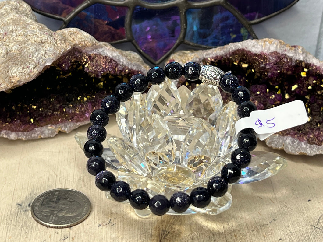 Blue Goldstone Bracelet