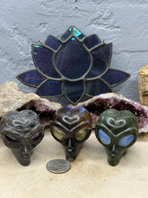 Load image into Gallery viewer, Various Gemstone Alien Skulls
