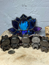 Load image into Gallery viewer, Silver Sheen Obsidian Monster Figure
