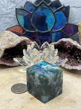 Load image into Gallery viewer, Moss Agate Cubes
