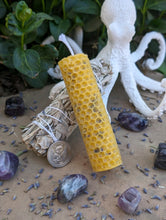 Load image into Gallery viewer, Lavender, Rose or Jasmine Rolled Pure Beeswax Candles
