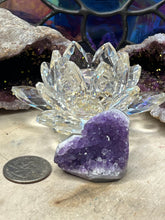 Load image into Gallery viewer, Small Amethyst Geode Hearts
