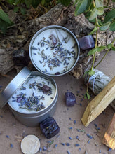 Load image into Gallery viewer, Lavender Pure Beeswax Candles
