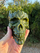 Load image into Gallery viewer, Serpentine Skull Planter
