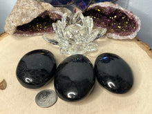 Load image into Gallery viewer, Black Tourmaline Palm Stones
