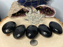 Load image into Gallery viewer, Black Tourmaline Palm Stones

