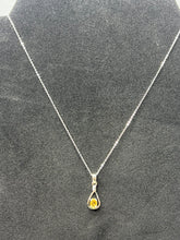 Load image into Gallery viewer, Citrine Sterling Silver Pendant
