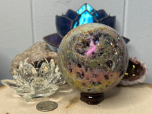 Load image into Gallery viewer, Aura Sphalerite Spheres
