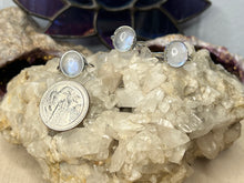 Load image into Gallery viewer, Moonstone 925 Sterling Silver Adjustable Rings
