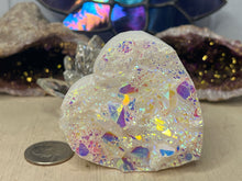 Load image into Gallery viewer, Angel Aura Quartz Geode Hearts

