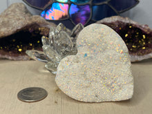 Load image into Gallery viewer, Angel Aura Quartz Geode Hearts
