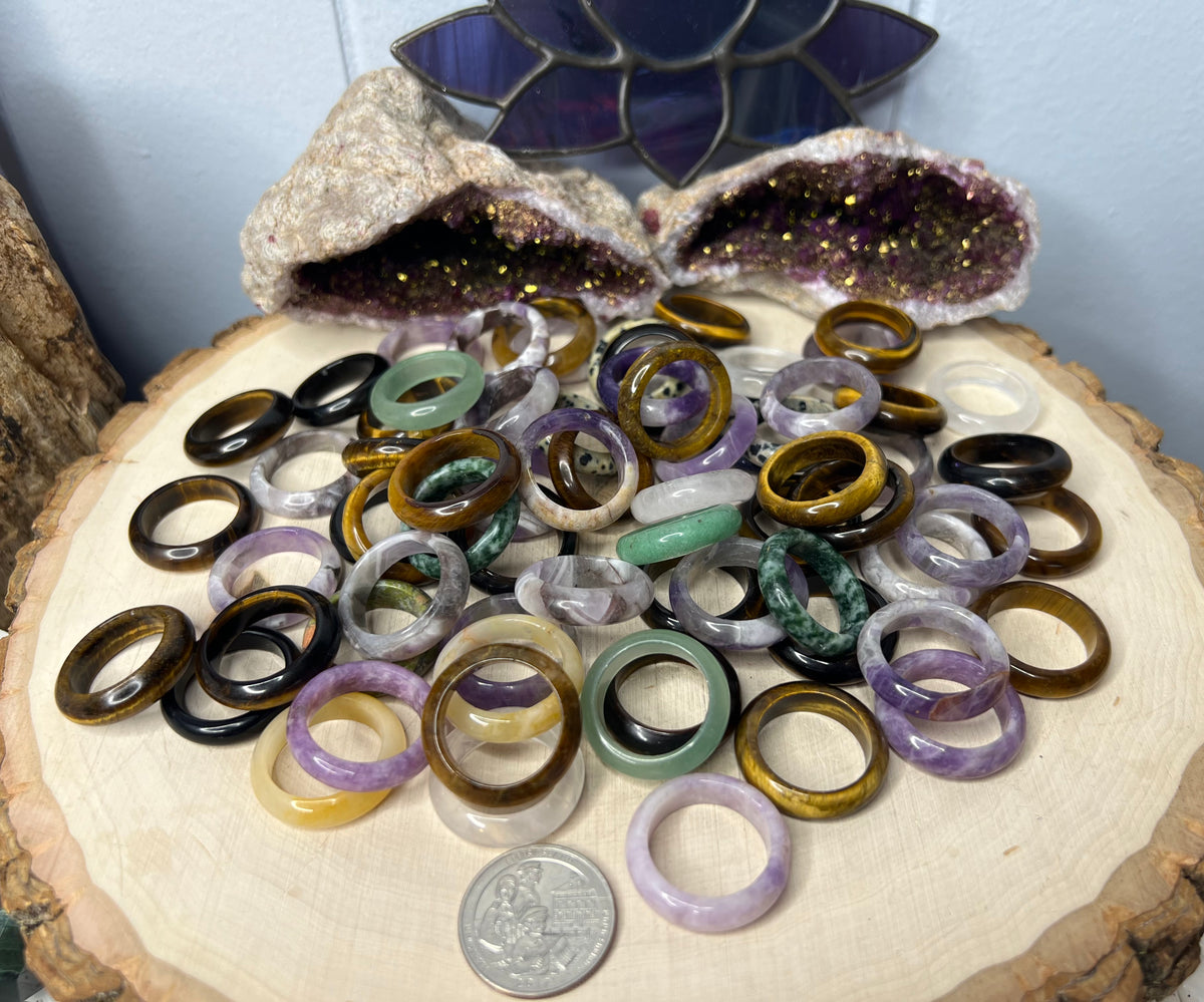Gemstone Rings Size 9 – Crystal Intuition Az