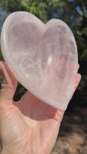Load and play video in Gallery viewer, Rose Quartz Heart Bowl
