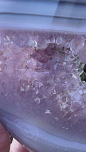 Load and play video in Gallery viewer, Druzy Amethyst Agate Heart
