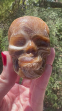 Load and play video in Gallery viewer, Chocolate Calcite Skulls
