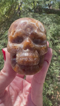 Load and play video in Gallery viewer, Chocolate Calcite Skulls
