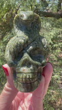 Load and play video in Gallery viewer, Serpentine Skull with Snake
