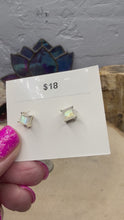 Load and play video in Gallery viewer, Moonstone 925 Sterling Silver Earrings
