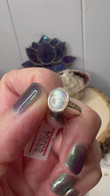 Load and play video in Gallery viewer, #3264 Size 7 Moonstone Sterling Silver Ring
