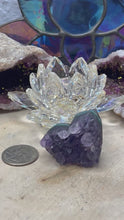 Load and play video in Gallery viewer, Small Amethyst Geode Hearts
