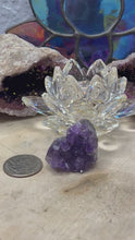 Load and play video in Gallery viewer, Small Amethyst Geode Hearts

