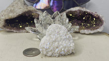 Load and play video in Gallery viewer, Angel Aura Quartz Geode Hearts
