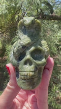 Load and play video in Gallery viewer, Serpentine Skull with Snake
