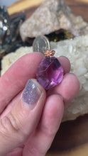 Load and play video in Gallery viewer, Faceted Amethyst Pendants
