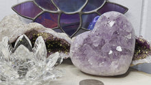 Load and play video in Gallery viewer, Amethyst Geode Hearts
