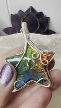 Load and play video in Gallery viewer, Rainbow Druzy Agate Pendants
