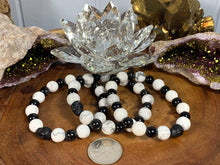 Load image into Gallery viewer, Howlite and Obsidian Bracelets
