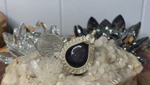 Load and play video in Gallery viewer, Dyed Black Agate Druzy Pendant
