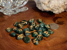 Load image into Gallery viewer, Green Mica Rune Set
