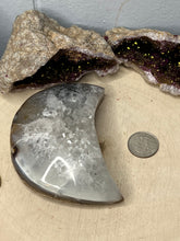Load image into Gallery viewer, Brazilian Druzy Agate Moon
