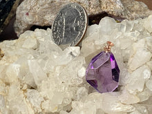Load image into Gallery viewer, Faceted Amethyst Pendants
