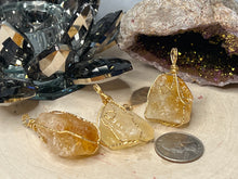 Load image into Gallery viewer, Rough Citrine Pendants
