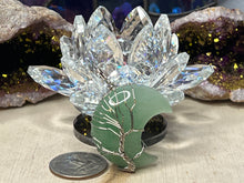 Load image into Gallery viewer, Tree of Life Wrapped Moon Pendant
