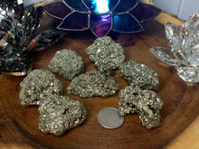 Load image into Gallery viewer, Peruvian Pyrite Clusters Medium
