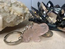 Load image into Gallery viewer, Gemstone Elephant Keychains
