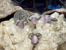 Load image into Gallery viewer, Kunzite Adjustable Sterling Silver Rings
