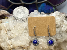 Load image into Gallery viewer, Lapis Lazuli Sterling Silver Earrings

