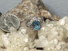 Load image into Gallery viewer, Blue and Pink Topaz Sterling Silver Adjustable Rings
