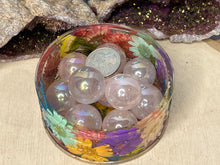 Load image into Gallery viewer, Aura Rose Quartz Marbles
