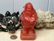 Load image into Gallery viewer, Smelted Red Quartz Santa
