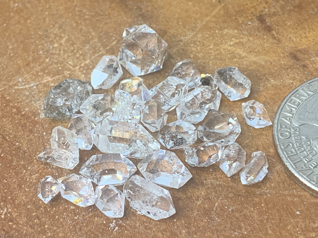Herkimer Diamond Quartz Mixed Grade Loose Stones